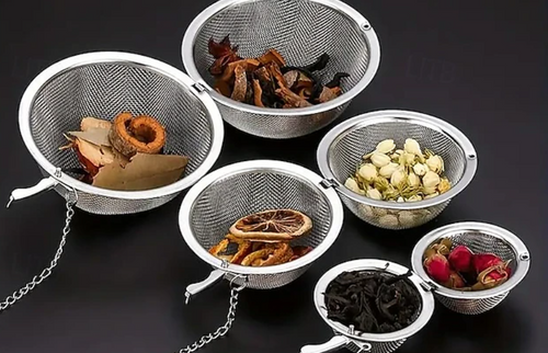 3-Piece Stainless Steel Mesh Tea Ball Infuser Set